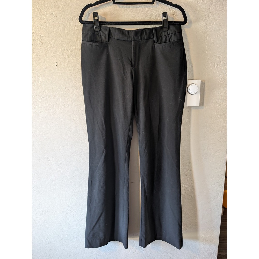 Gap Modern Boot Pants 6R Black Stretch Bootcut Dress Trousers Career